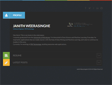 Tablet Screenshot of janithw.com